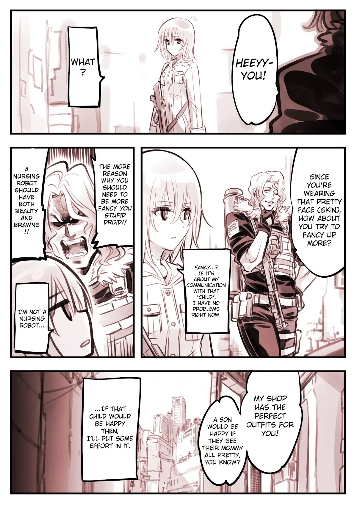 A Story About A Droid. Chapter 6 page 1 - Chapter 6