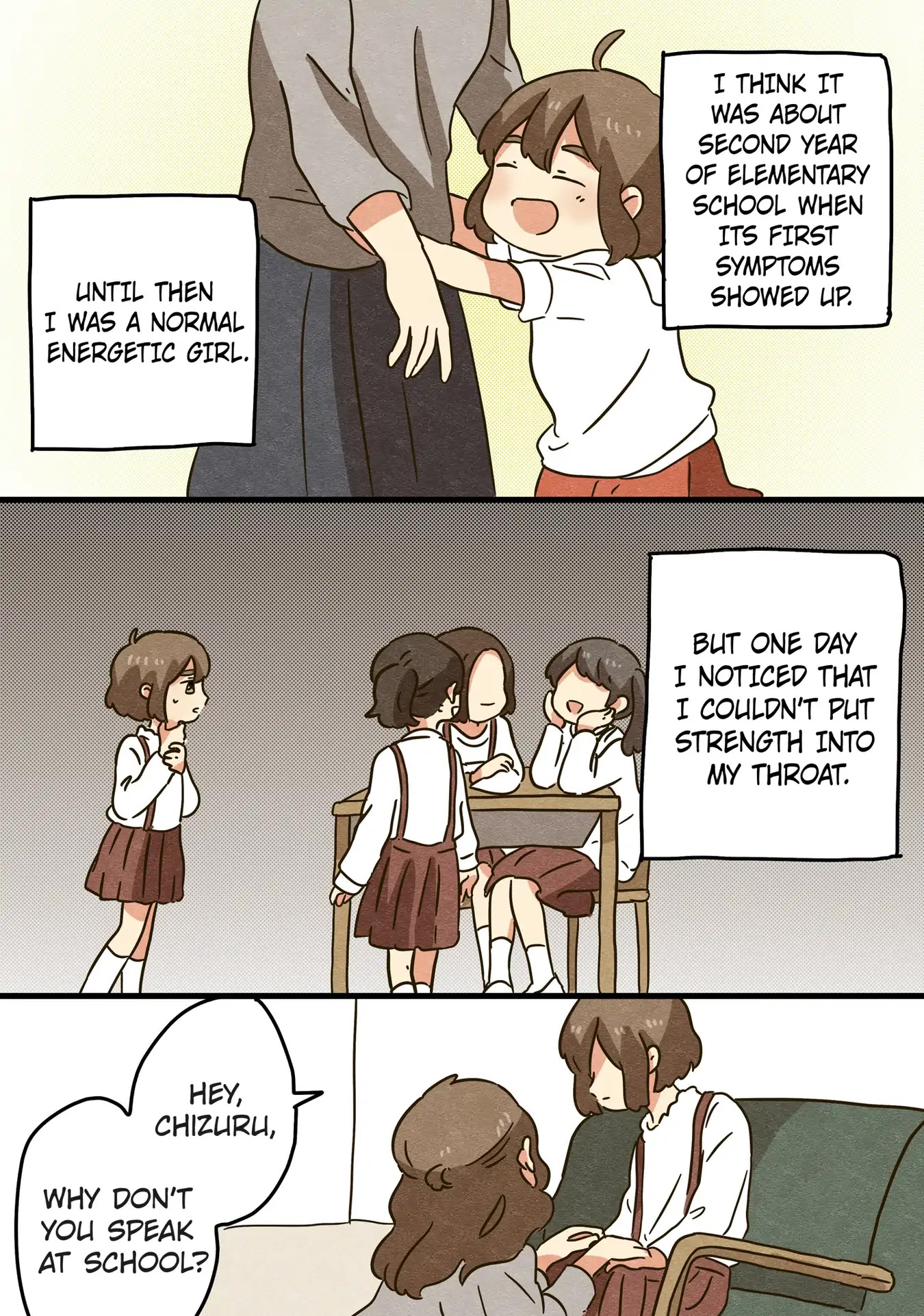 A Story About a Girl Who Developed Selective Mutism Chapter 0 page 8 - Chapter 0: Oneshot