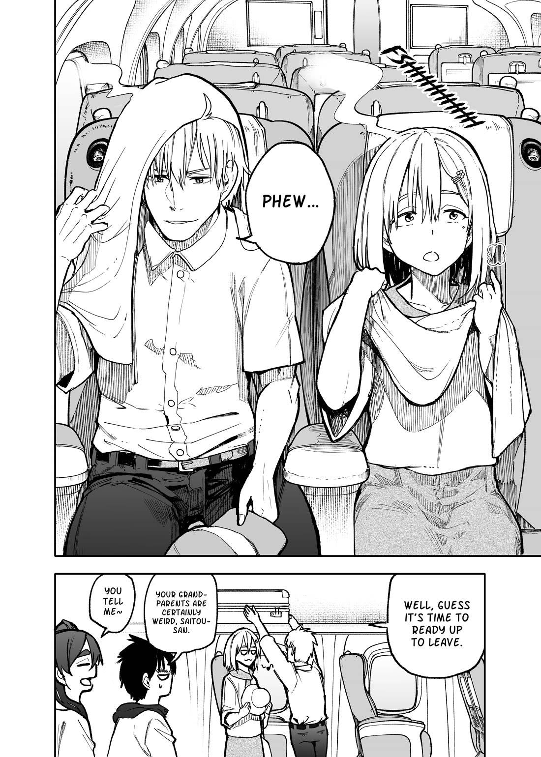 A Story About a Grandpa and Grandma Who Returned Back to Their Youth Chapter 100 page 4 - Chapter 100: Shinkansen (Bullet Train)