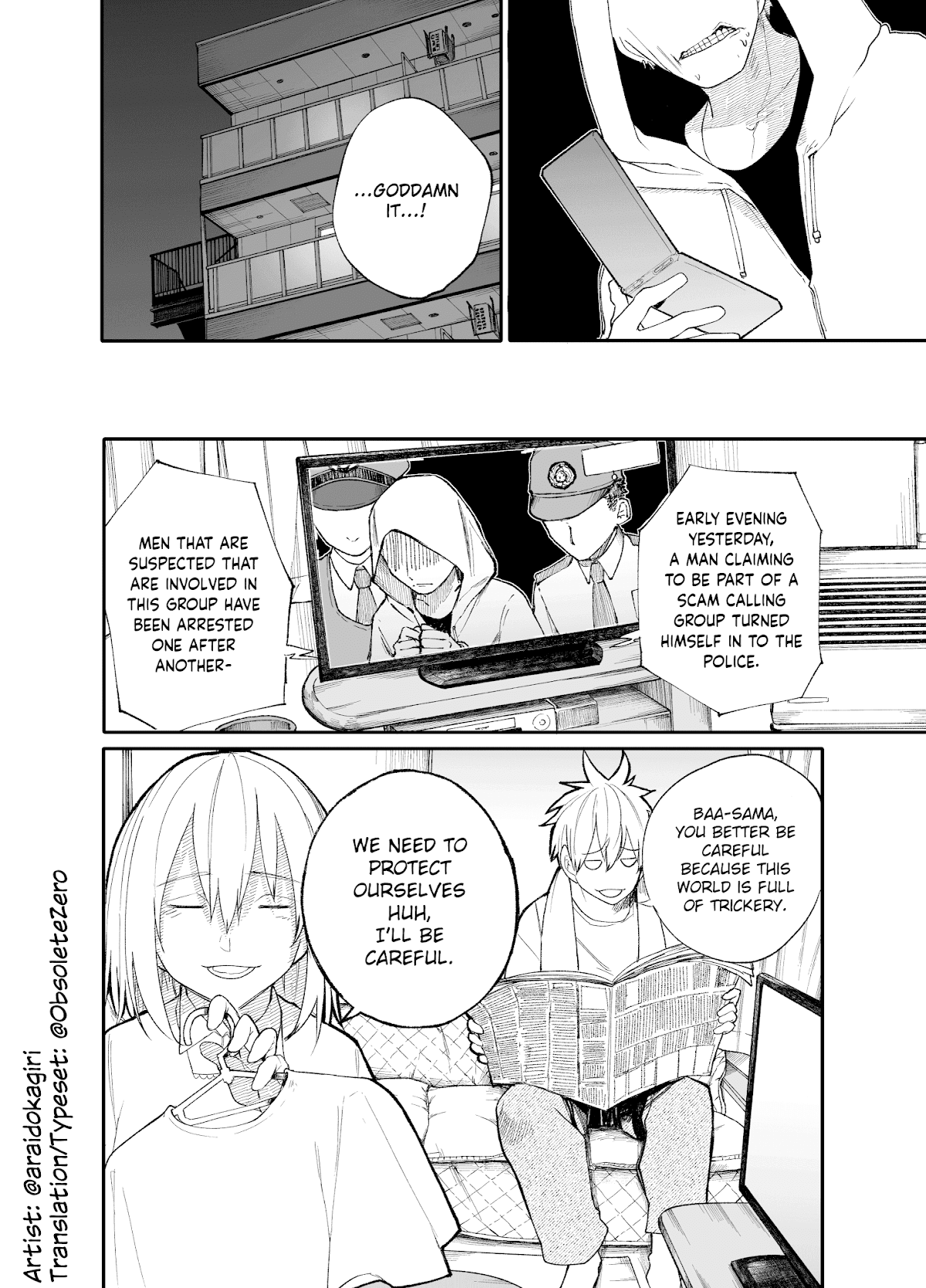A Story About a Grandpa and Grandma Who Returned Back to Their Youth Chapter 29 page 4 - Chapter 29: Scam Call
