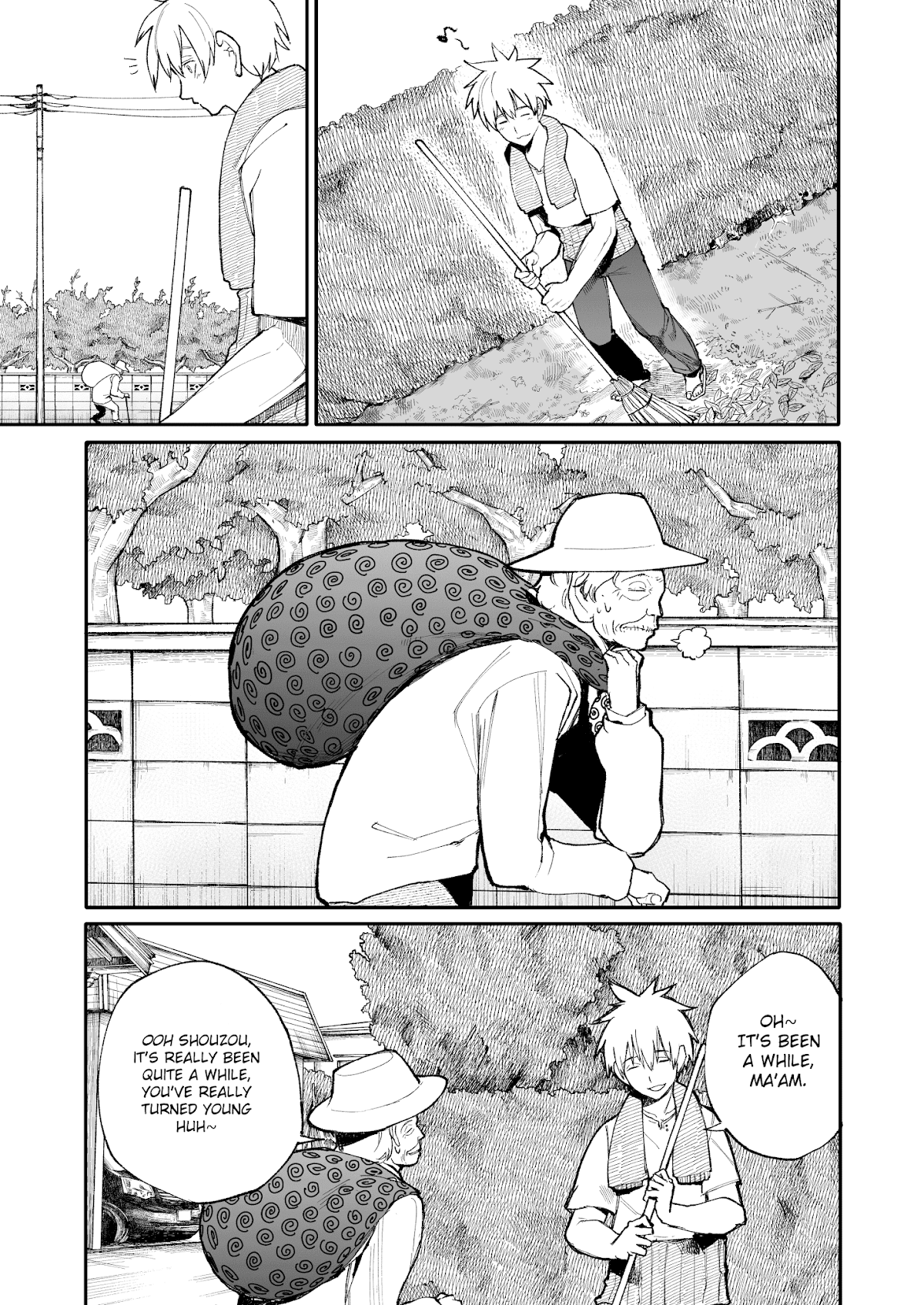 A Story About a Grandpa and Grandma Who Returned Back to Their Youth Chapter 30 page 1 - Chapter 30: Escort
