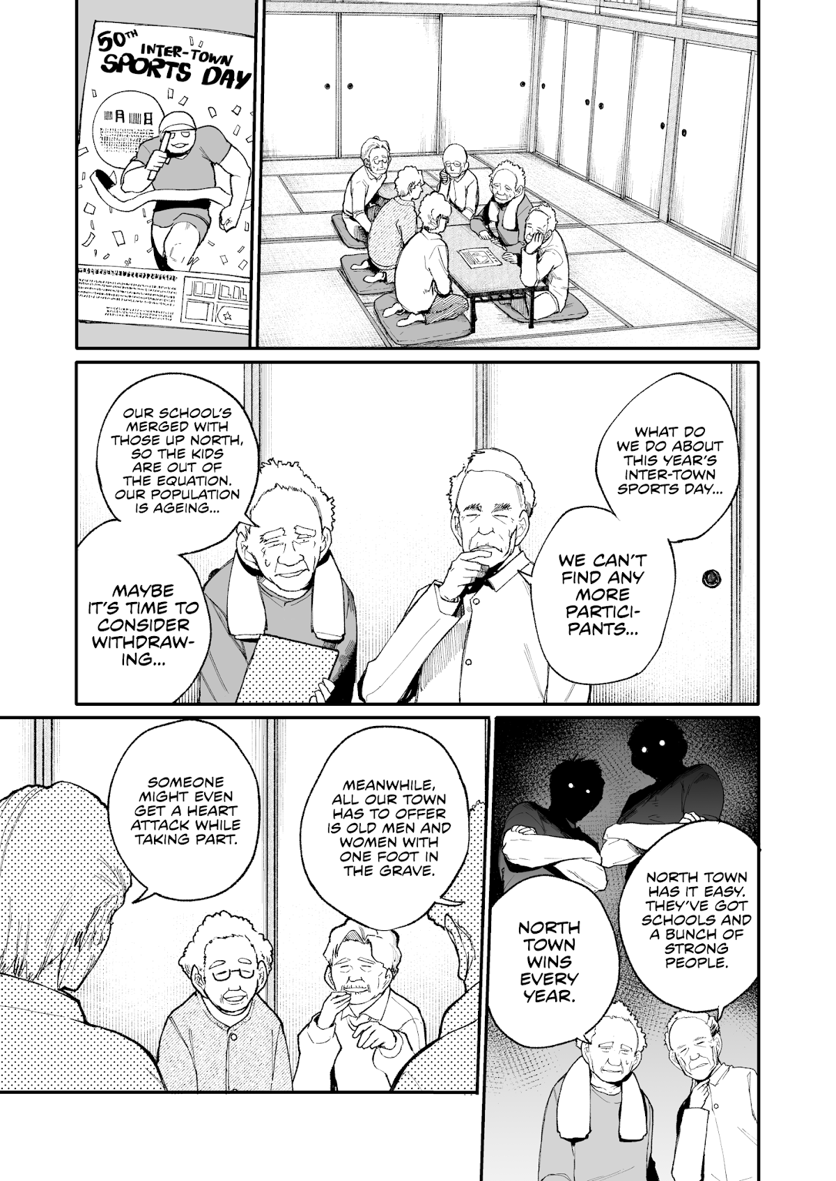 A Story About a Grandpa and Grandma Who Returned Back to Their Youth Chapter 33 page 1 - Chapter 33: Sports Day