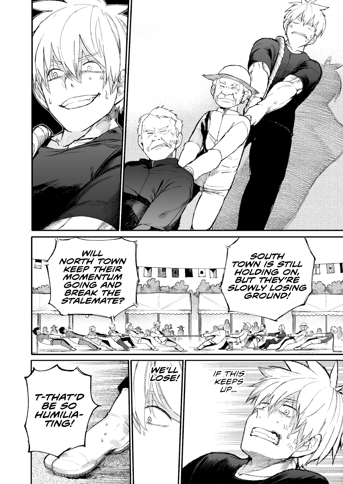 A Story About a Grandpa and Grandma Who Returned Back to Their Youth Chapter 35 page 2 - Chapter 35: Tug of War