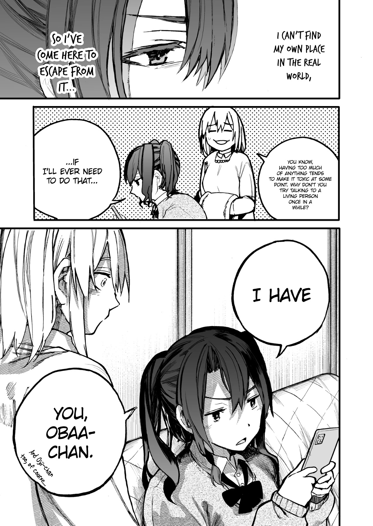 A Story About a Grandpa and Grandma Who Returned Back to Their Youth Chapter 41 page 3 - Chapter 41: Shiori And Social Media
