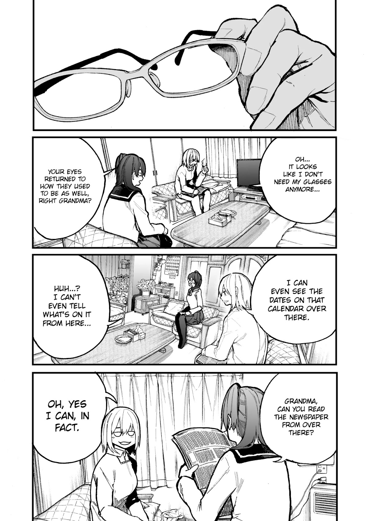 A Story About a Grandpa and Grandma Who Returned Back to Their Youth Chapter 42 page 1 - Chapter 42: Mino And Grandma's Love