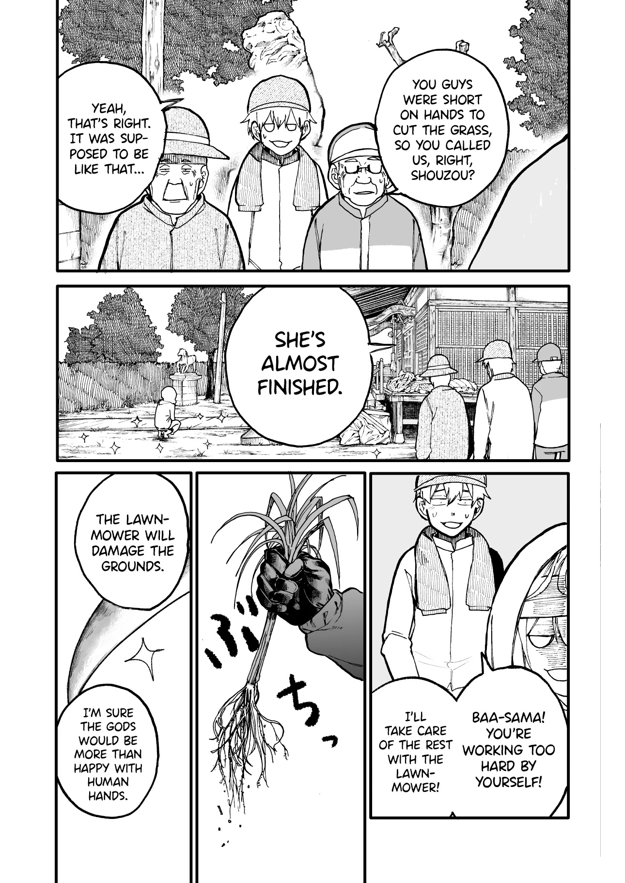 A Story About a Grandpa and Grandma Who Returned Back to Their Youth Chapter 44 page 2 - Chapter 44: Cleaning the Shrine