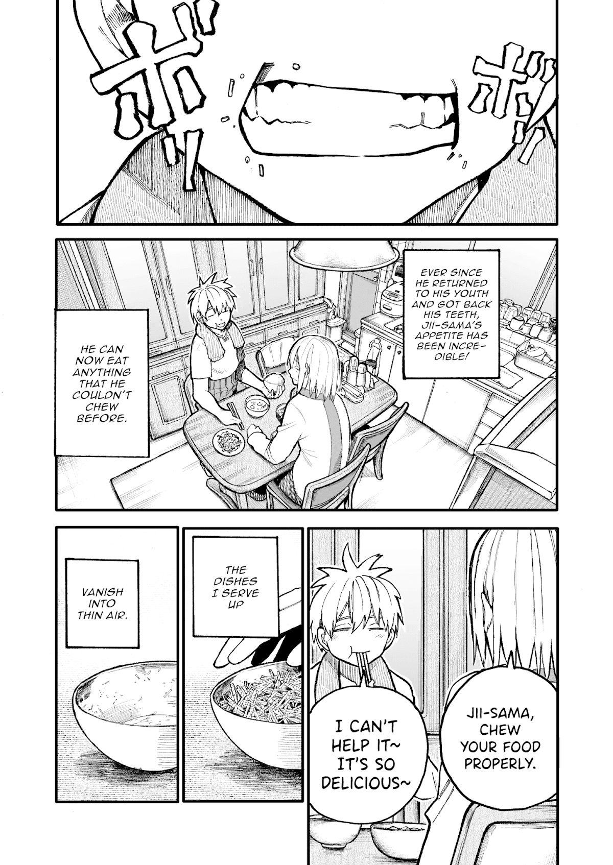 A Story About a Grandpa and Grandma Who Returned Back to Their Youth Chapter 45 page 2 - Chapter 45: Feeding