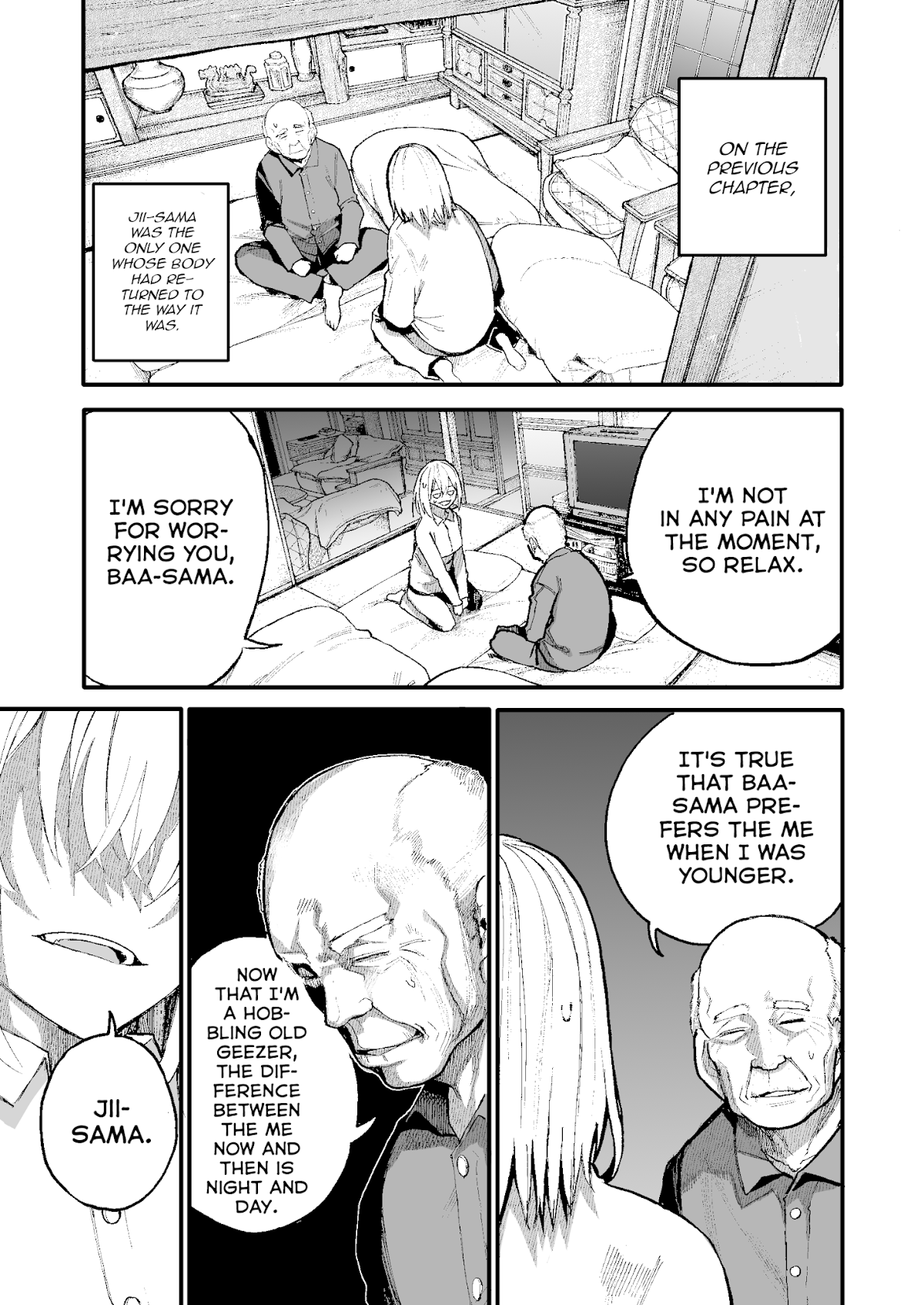 A Story About a Grandpa and Grandma Who Returned Back to Their Youth Chapter 47 page 1 - Chapter 47: Determination