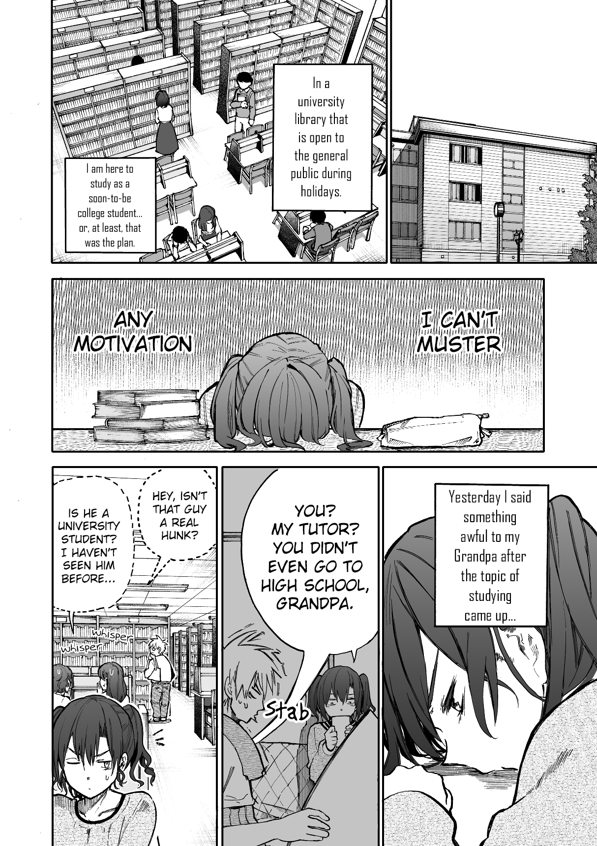 A Story About a Grandpa and Grandma Who Returned Back to Their Youth Chapter 64 page 2 - Chapter 64: Library