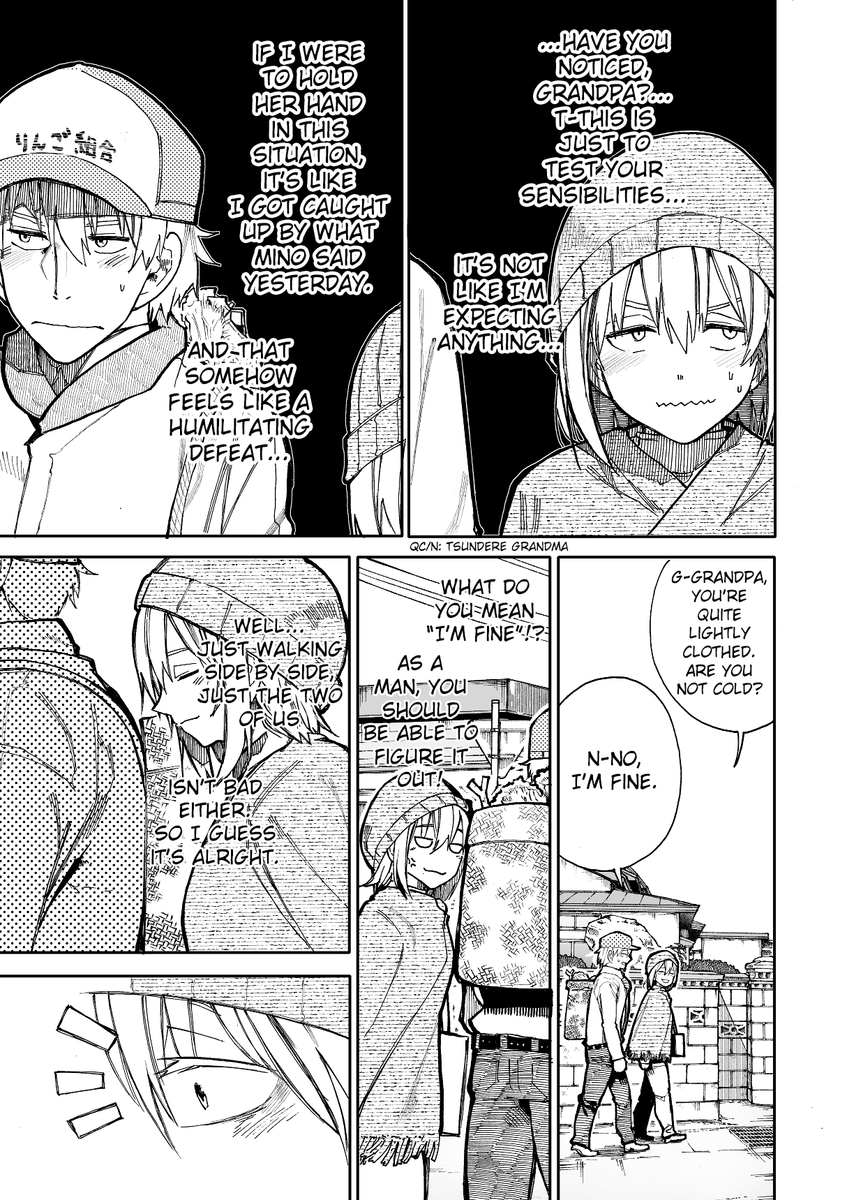 A Story About a Grandpa and Grandma Who Returned Back to Their Youth Chapter 65 page 4 - Chapter 65: Holding Hands