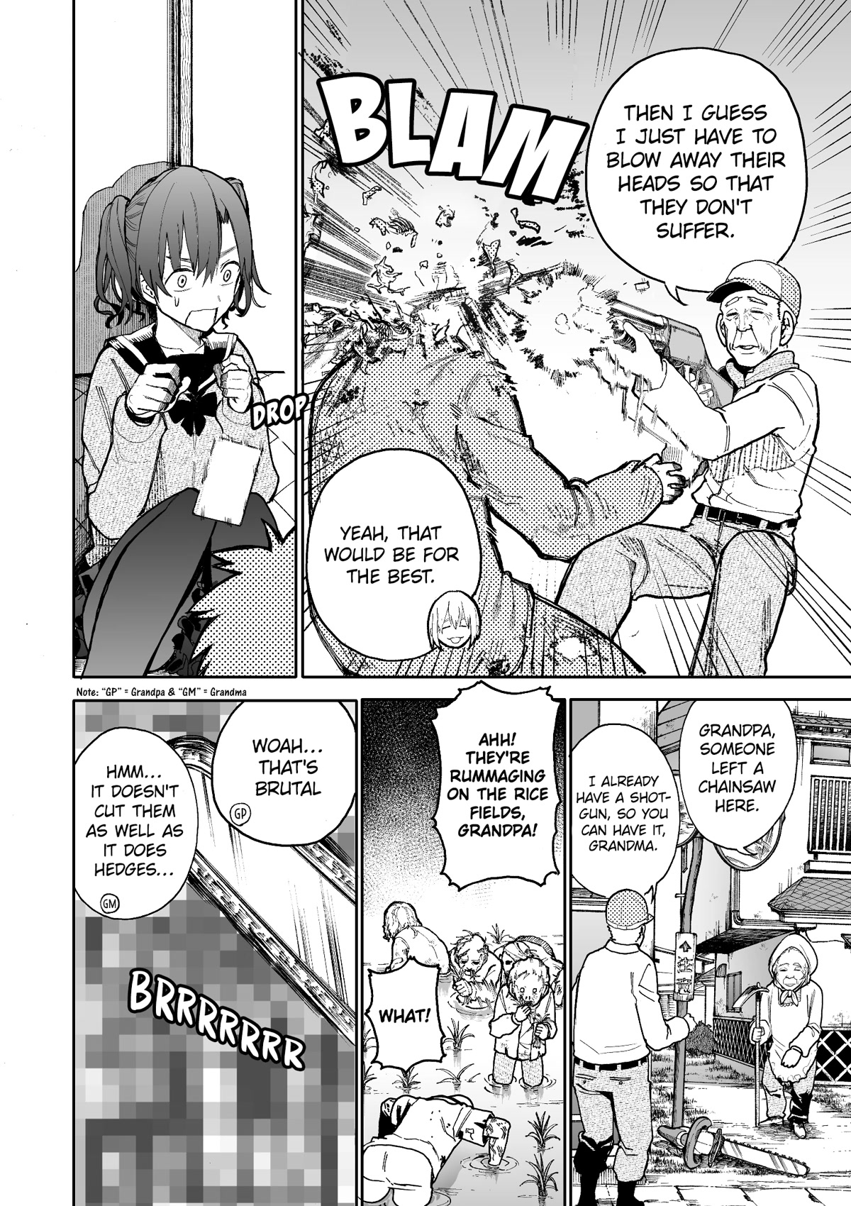 A Story About a Grandpa and Grandma Who Returned Back to Their Youth Chapter 68 page 3 - Chapter 68: Rice Field Evil
