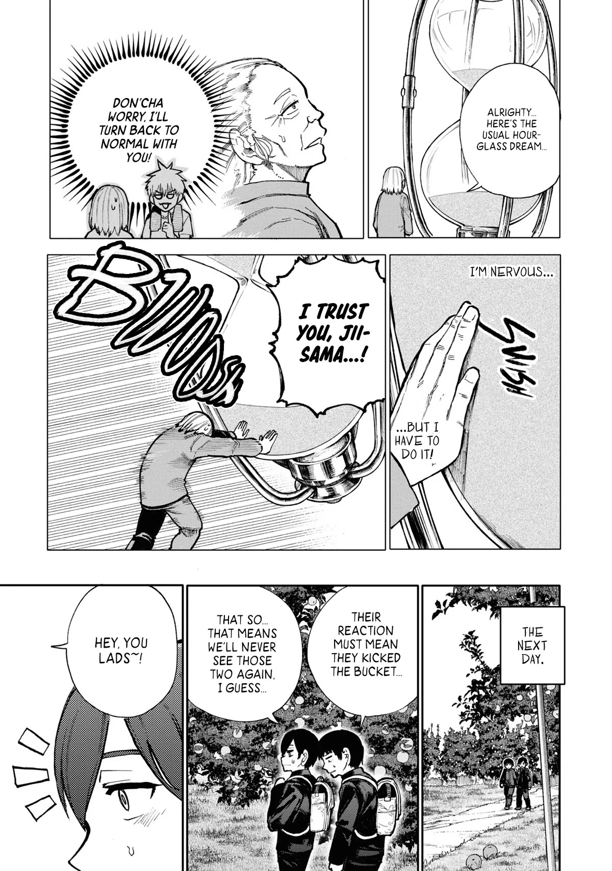 A Story About a Grandpa and Grandma Who Returned Back to Their Youth Chapter 73 page 10 - Chapter 73: Absence