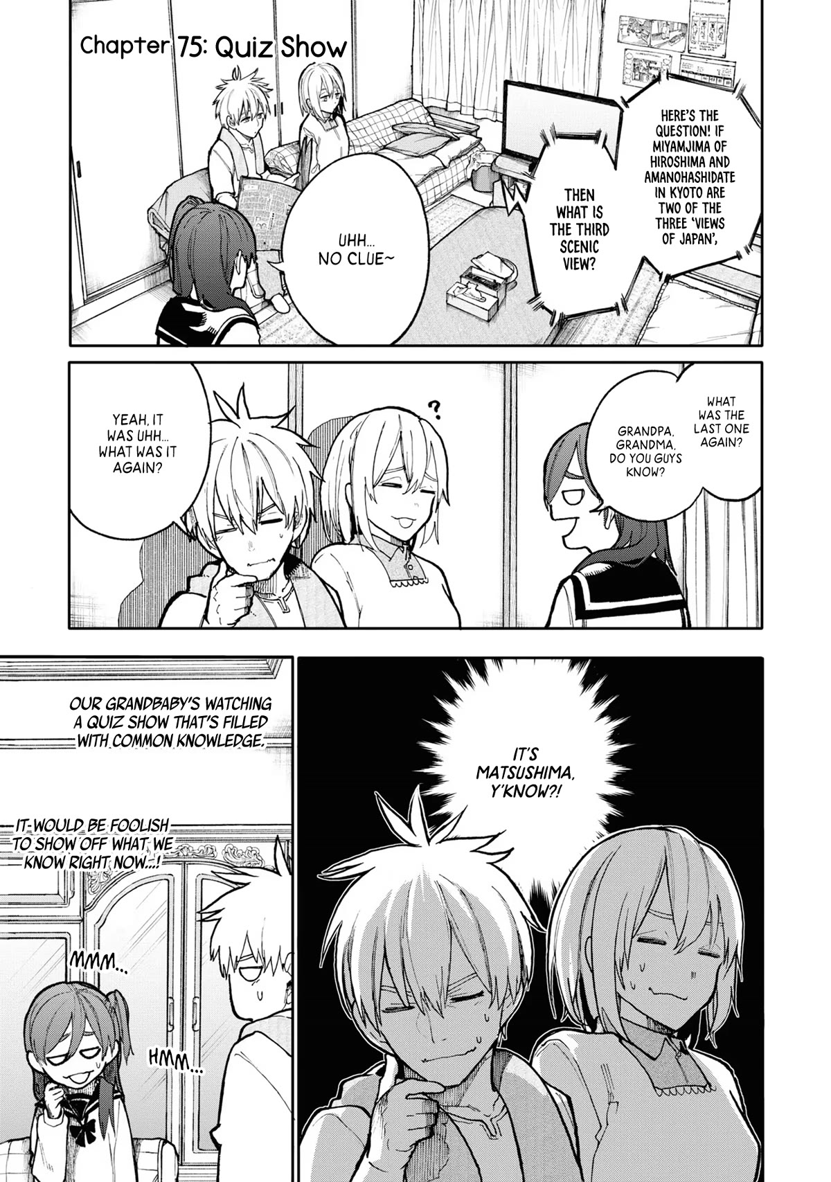 A Story About a Grandpa and Grandma Who Returned Back to Their Youth Chapter 75 page 1 - Chapter 75: Quiz Show