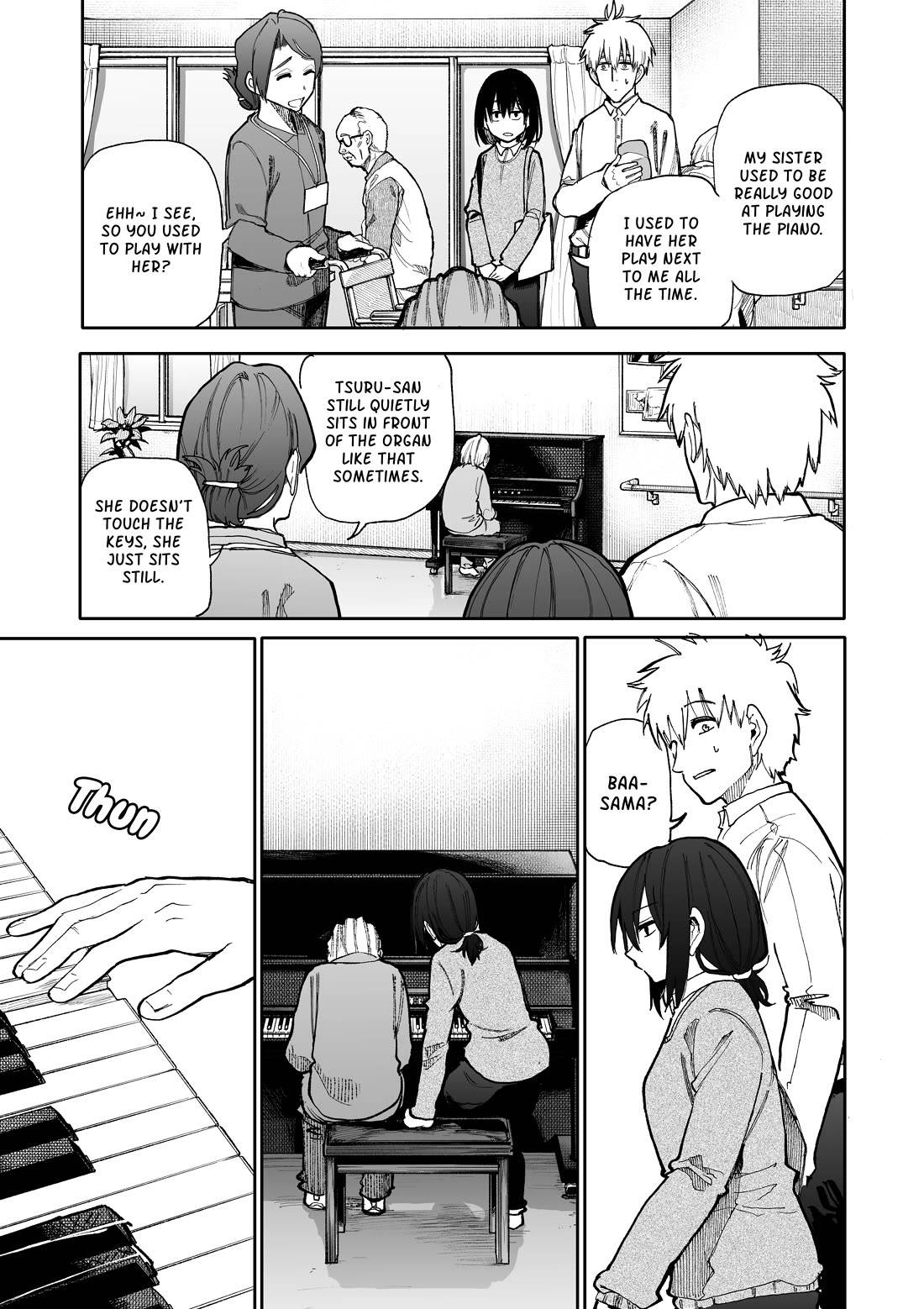 A Story About a Grandpa and Grandma Who Returned Back to Their Youth Chapter 94 page 1 - Chapter 94: Piano