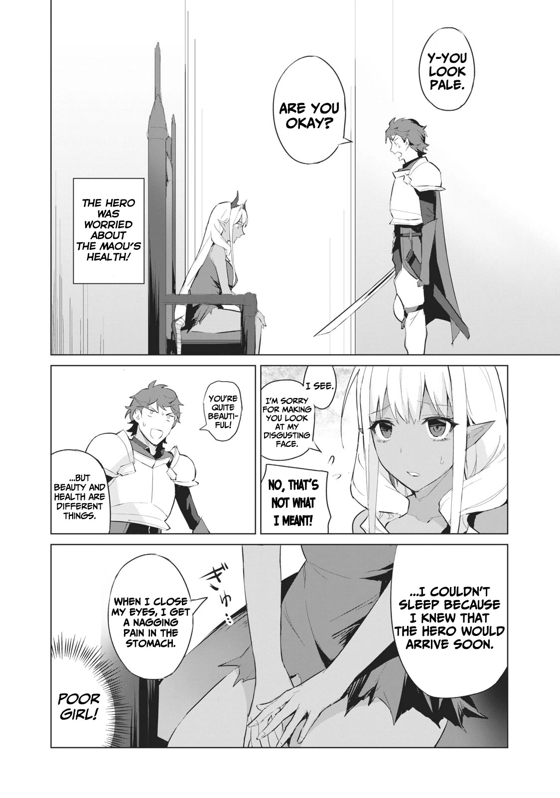 A Story About a Hero Exterminating a Dragon-Class Beautiful Girl Demon Queen, Who Has Very Low Self-Esteem, With Love! Chapter 1 page 14 - Chapter 1
