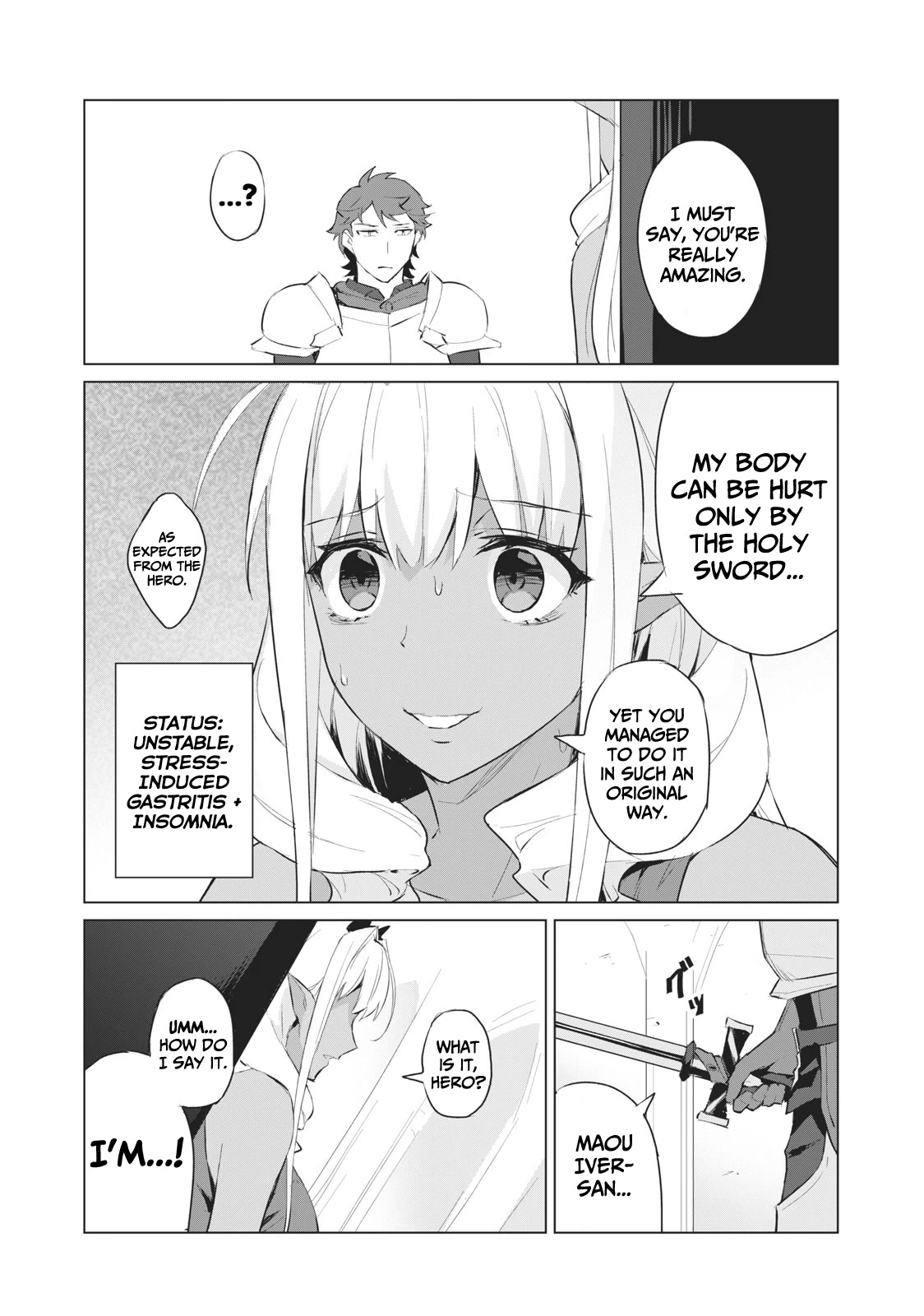 A Story About a Hero Exterminating a Dragon-Class Beautiful Girl Demon Queen, Who Has Very Low Self-Esteem, With Love! Chapter 1 page 15 - Chapter 1