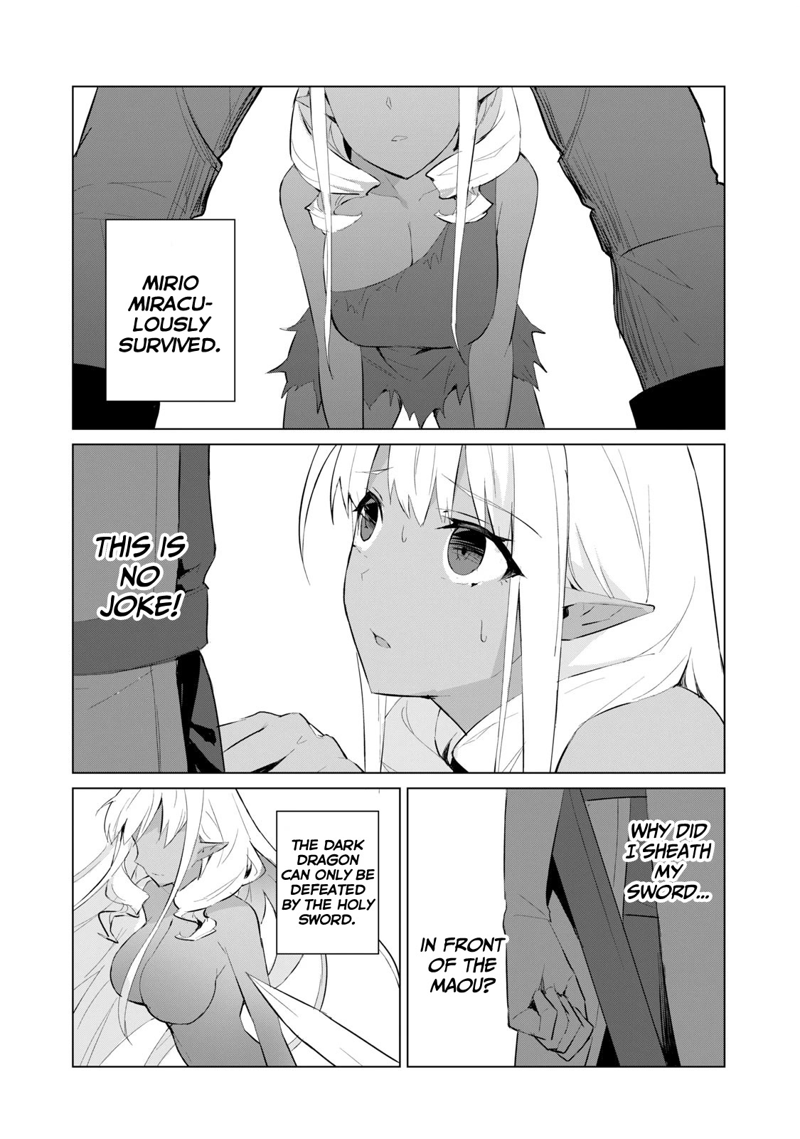 A Story About a Hero Exterminating a Dragon-Class Beautiful Girl Demon Queen, Who Has Very Low Self-Esteem, With Love! Chapter 1 page 23 - Chapter 1