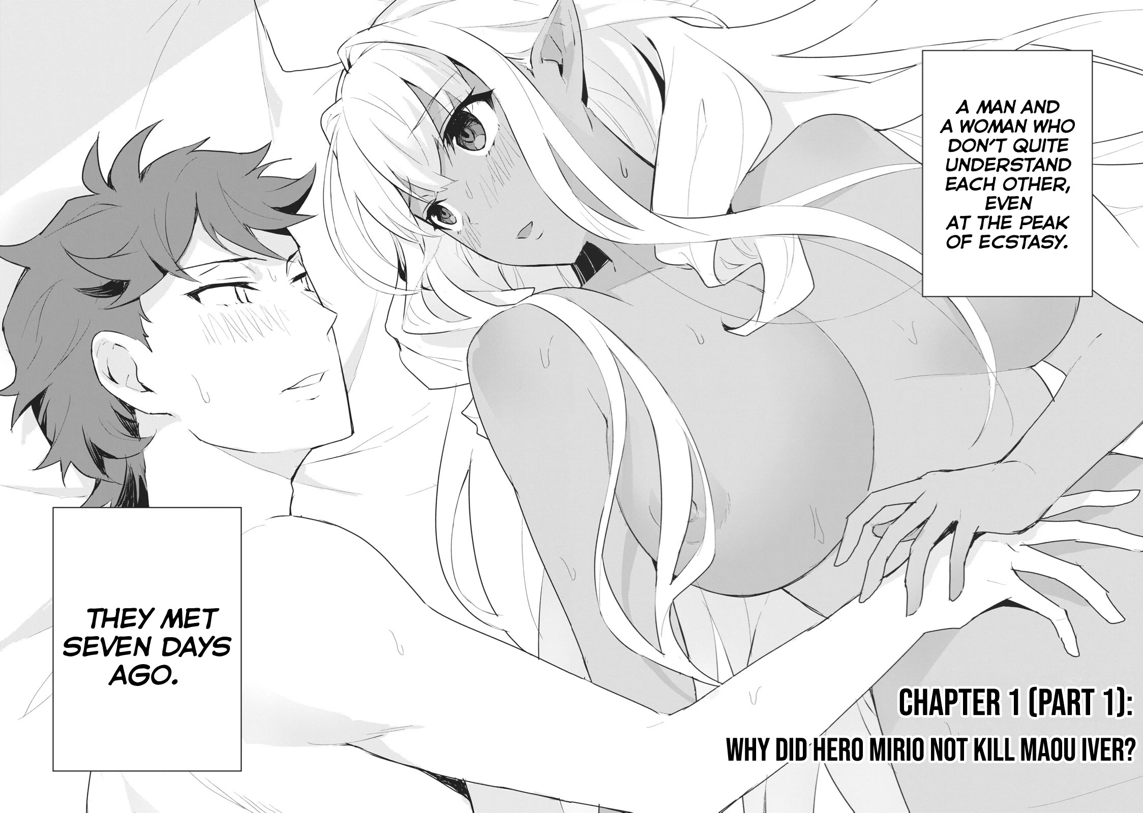 A Story About a Hero Exterminating a Dragon-Class Beautiful Girl Demon Queen, Who Has Very Low Self-Esteem, With Love! Chapter 1 page 3 - Chapter 1