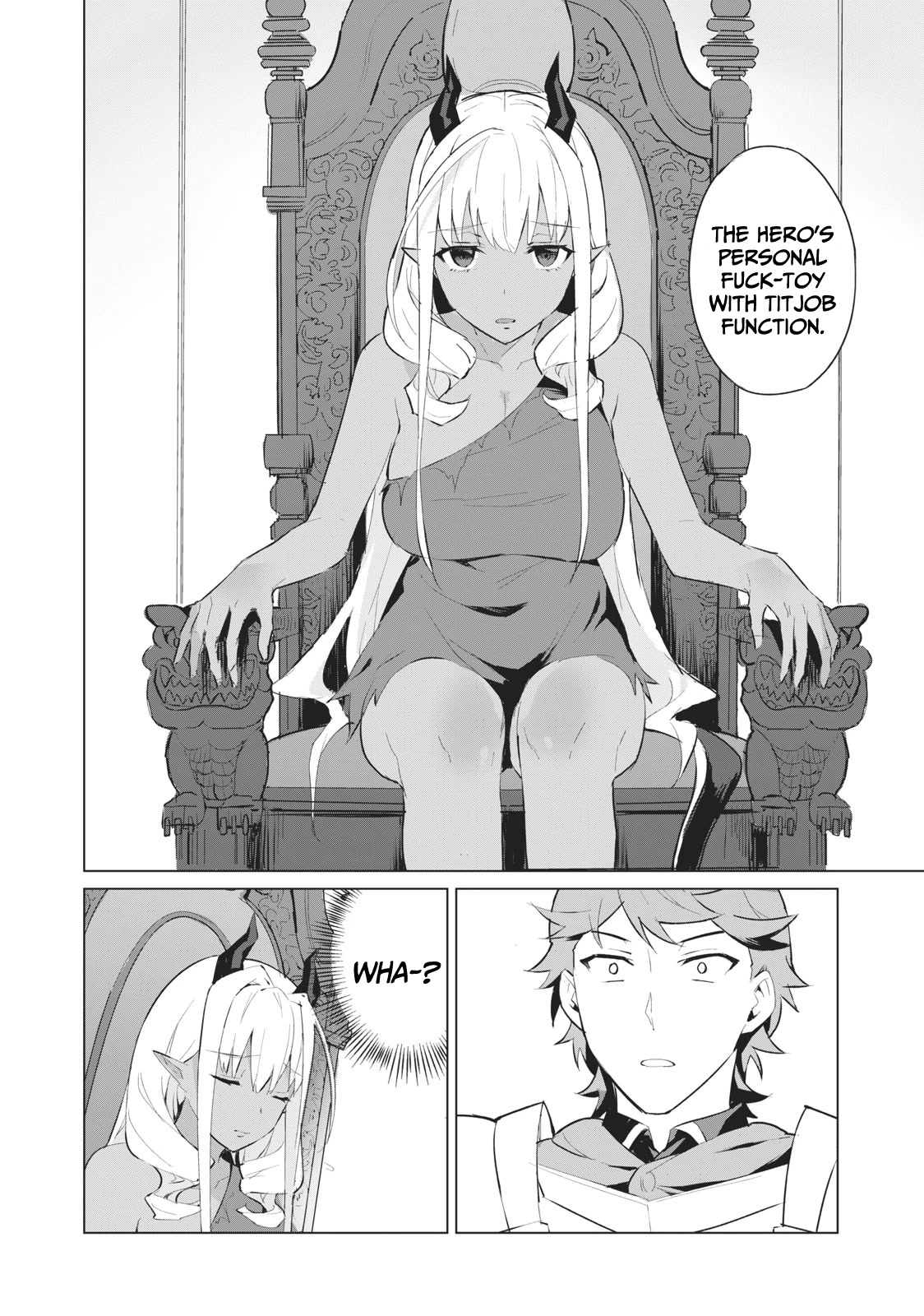 A Story About a Hero Exterminating a Dragon-Class Beautiful Girl Demon Queen, Who Has Very Low Self-Esteem, With Love! Chapter 1 page 8 - Chapter 1