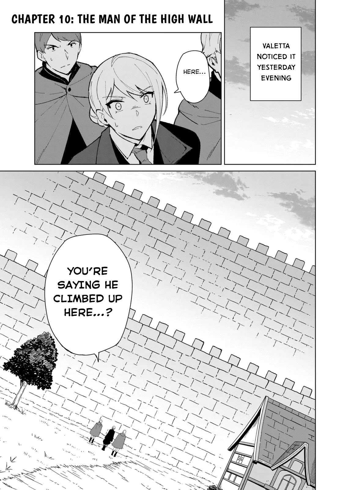 A Story About a Hero Exterminating a Dragon-Class Beautiful Girl Demon Queen, Who Has Very Low Self-Esteem, With Love! Chapter 10 page 1 - Chapter 10: The Man of the High Wall