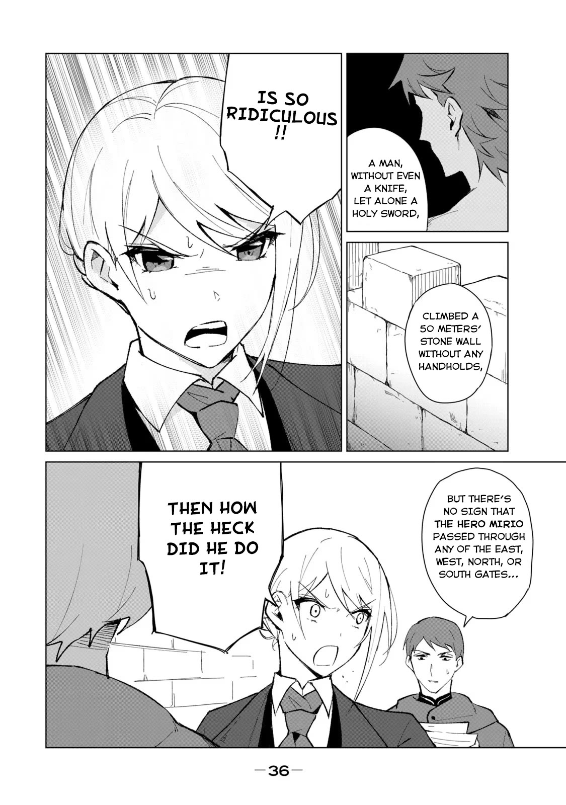 A Story About a Hero Exterminating a Dragon-Class Beautiful Girl Demon Queen, Who Has Very Low Self-Esteem, With Love! Chapter 10 page 2 - Chapter 10: The Man of the High Wall