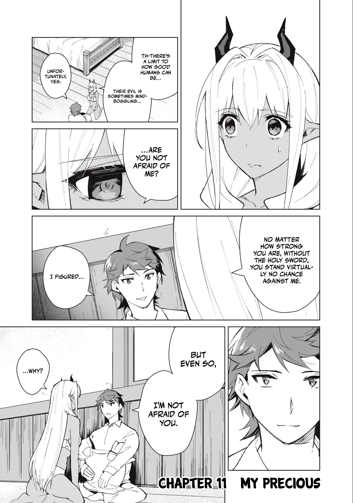 A Story About a Hero Exterminating a Dragon-Class Beautiful Girl Demon Queen, Who Has Very Low Self-Esteem, With Love! Chapter 11 page 2 - Chapter 11