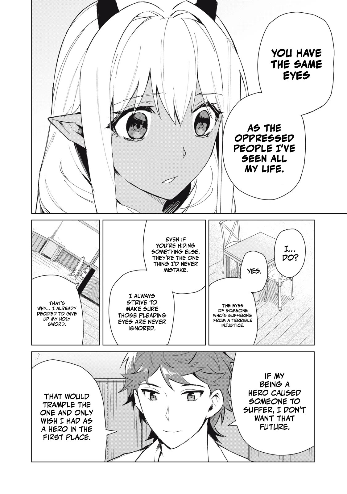 A Story About a Hero Exterminating a Dragon-Class Beautiful Girl Demon Queen, Who Has Very Low Self-Esteem, With Love! Chapter 11 page 5 - Chapter 11