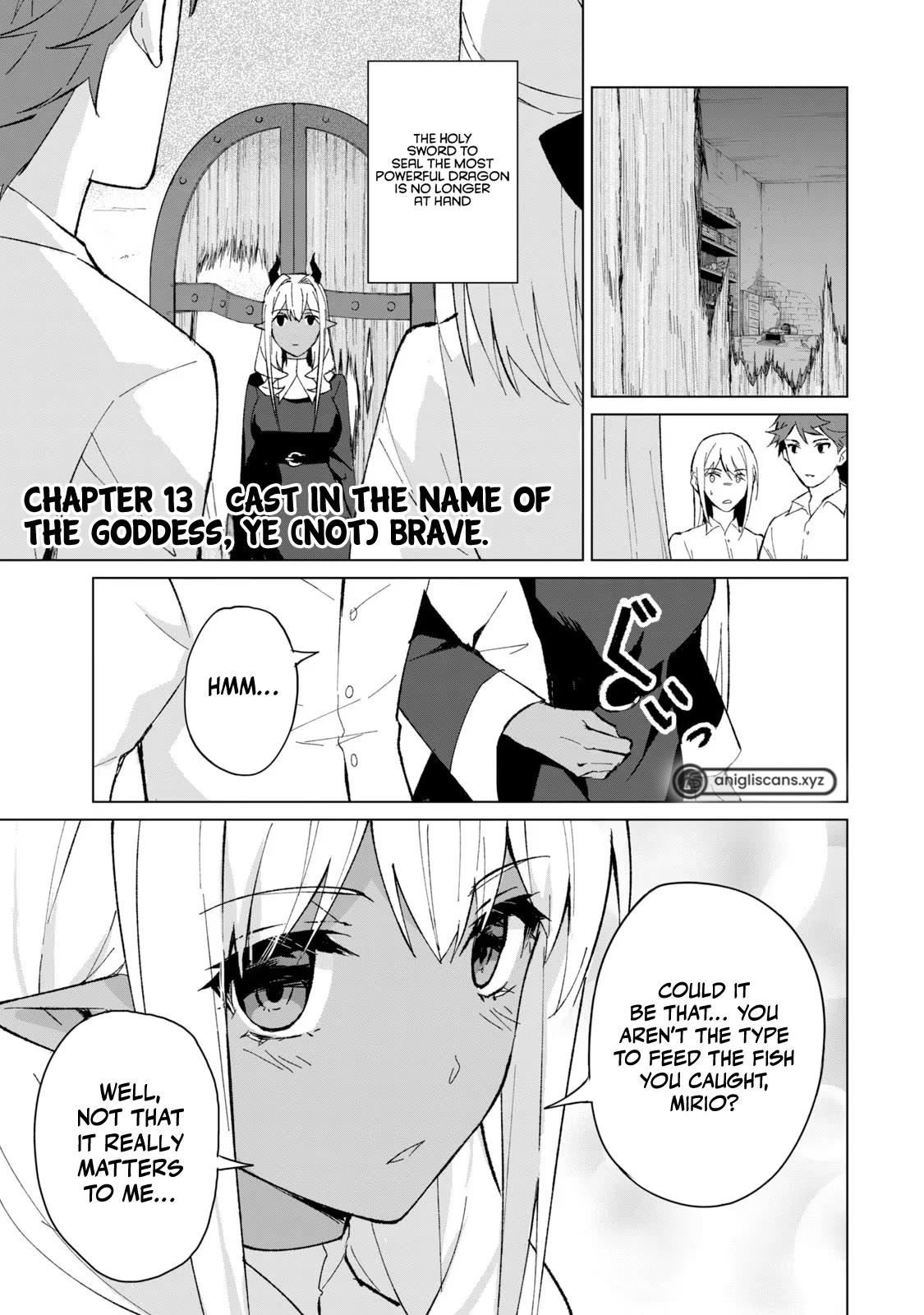 A Story About a Hero Exterminating a Dragon-Class Beautiful Girl Demon Queen, Who Has Very Low Self-Esteem, With Love! Chapter 13 page 2 - Chapter 13