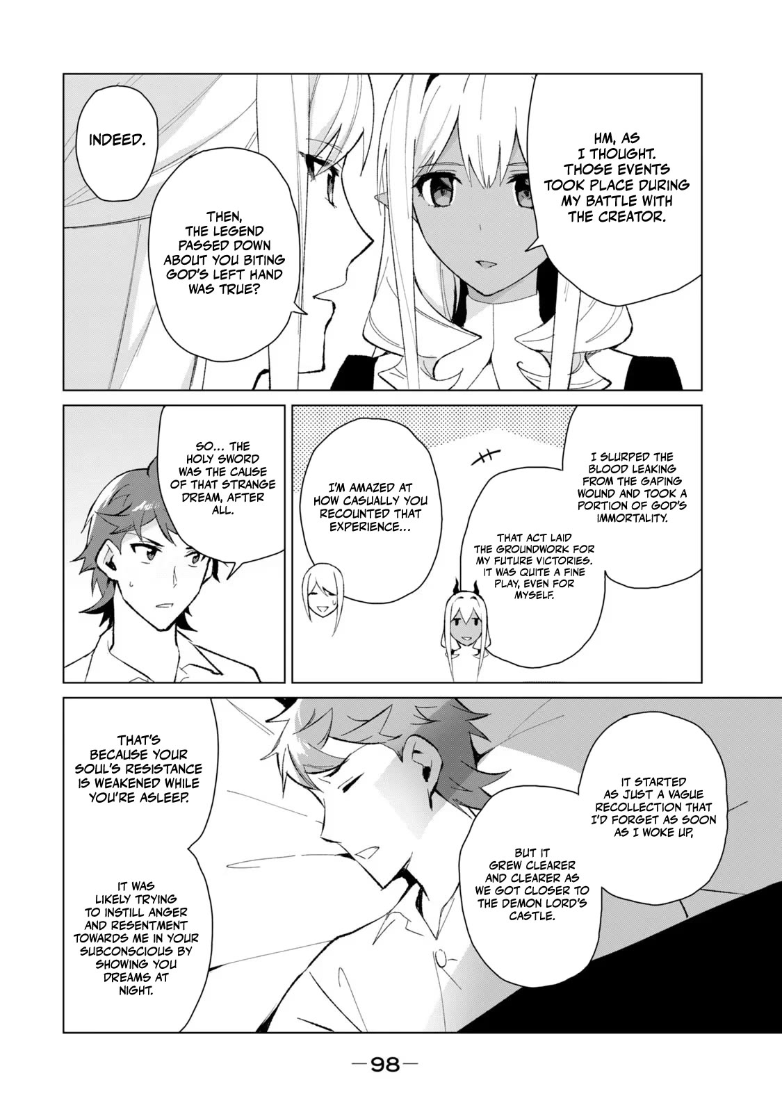 A Story About a Hero Exterminating a Dragon-Class Beautiful Girl Demon Queen, Who Has Very Low Self-Esteem, With Love! Chapter 14 page 8 - Chapter 14