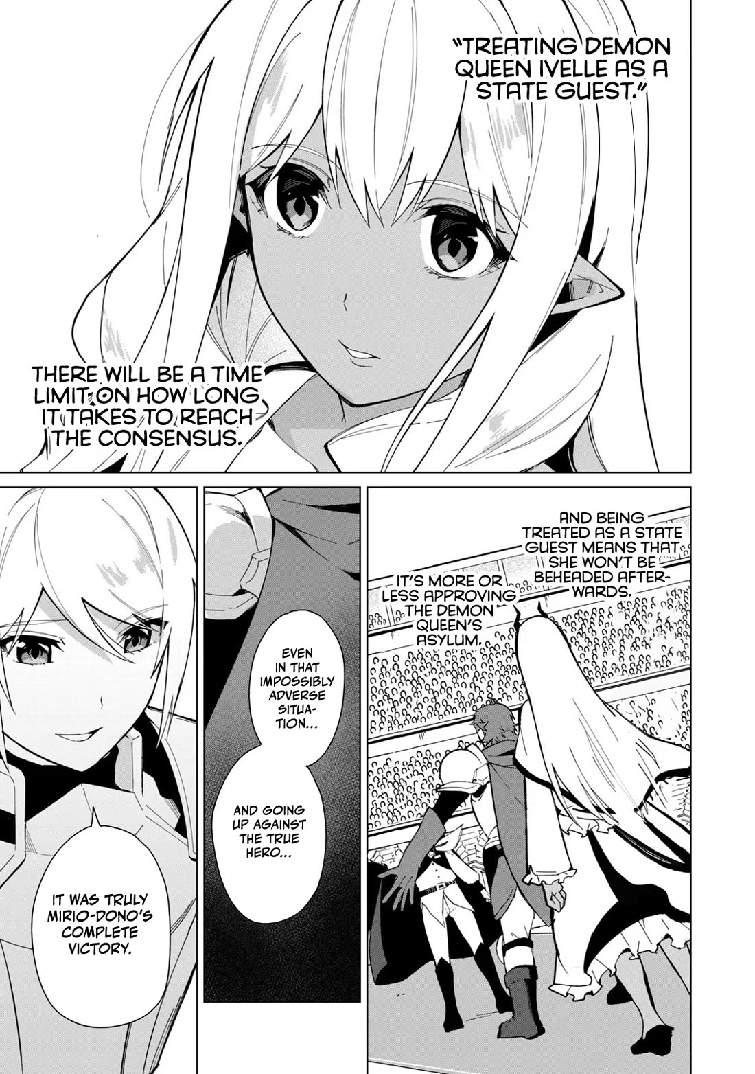 A Story About a Hero Exterminating a Dragon-Class Beautiful Girl Demon Queen, Who Has Very Low Self-Esteem, With Love! Chapter 28 page 6 - Chapter 28