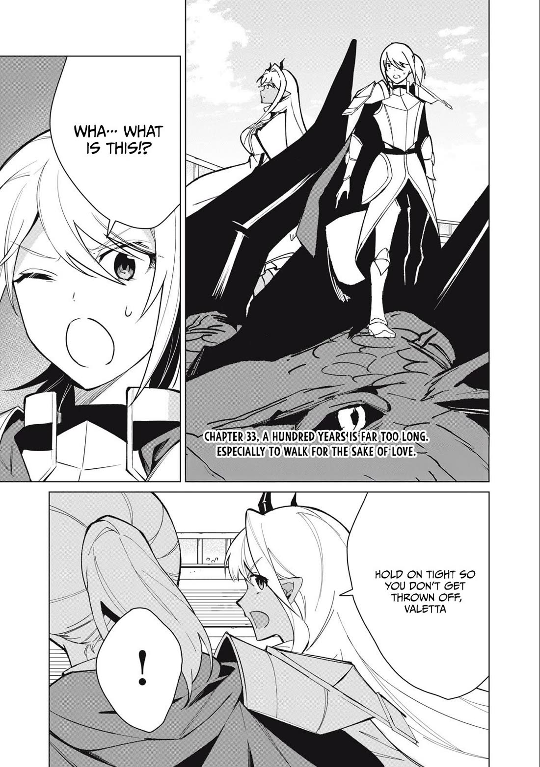 A Story About a Hero Exterminating a Dragon-Class Beautiful Girl Demon Queen, Who Has Very Low Self-Esteem, With Love! Chapter 33 page 2 - Chapter 33