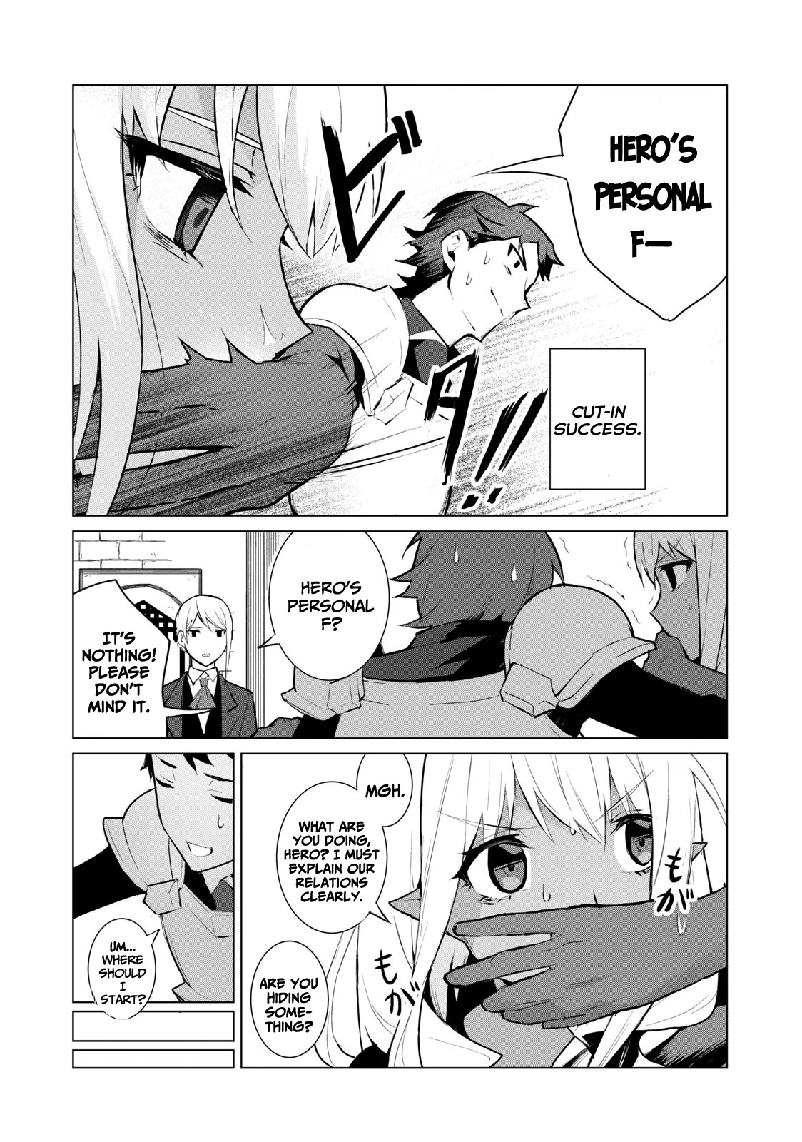 A Story About a Hero Exterminating a Dragon-Class Beautiful Girl Demon Queen, Who Has Very Low Self-Esteem, With Love! Chapter 4 page 5 - Chapter 4: Frenzy in Moyori