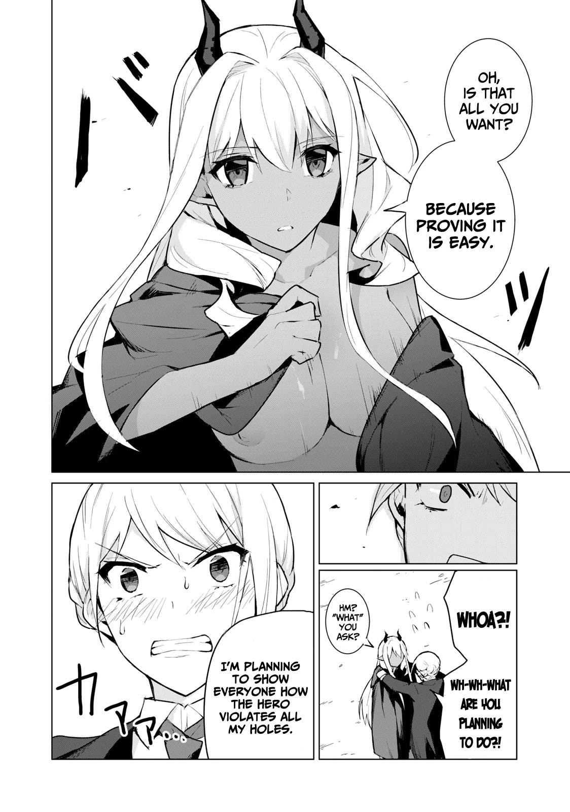 A Story About a Hero Exterminating a Dragon-Class Beautiful Girl Demon Queen, Who Has Very Low Self-Esteem, With Love! Chapter 4 page 7 - Chapter 4: Frenzy in Moyori