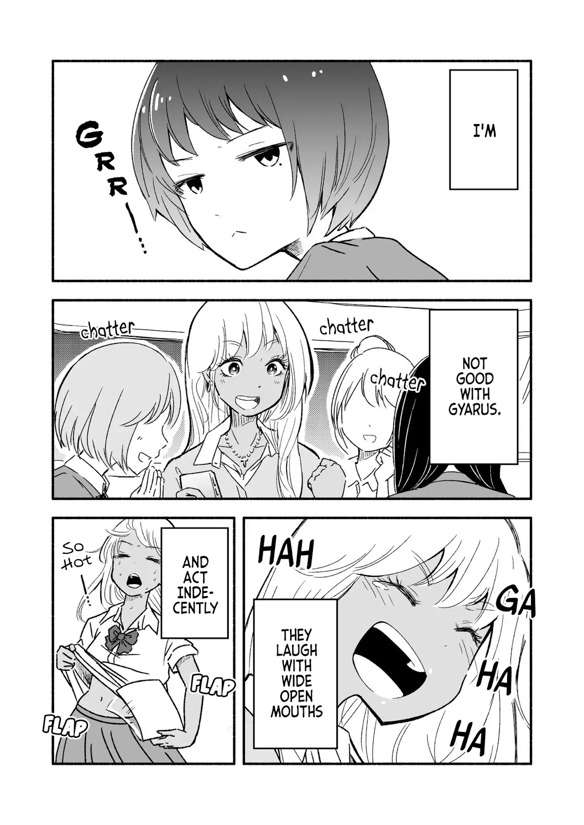 A Story About a Lone Girl Who’s Not Good with Gyarus Chapter 1 page 1 - Chapter 1