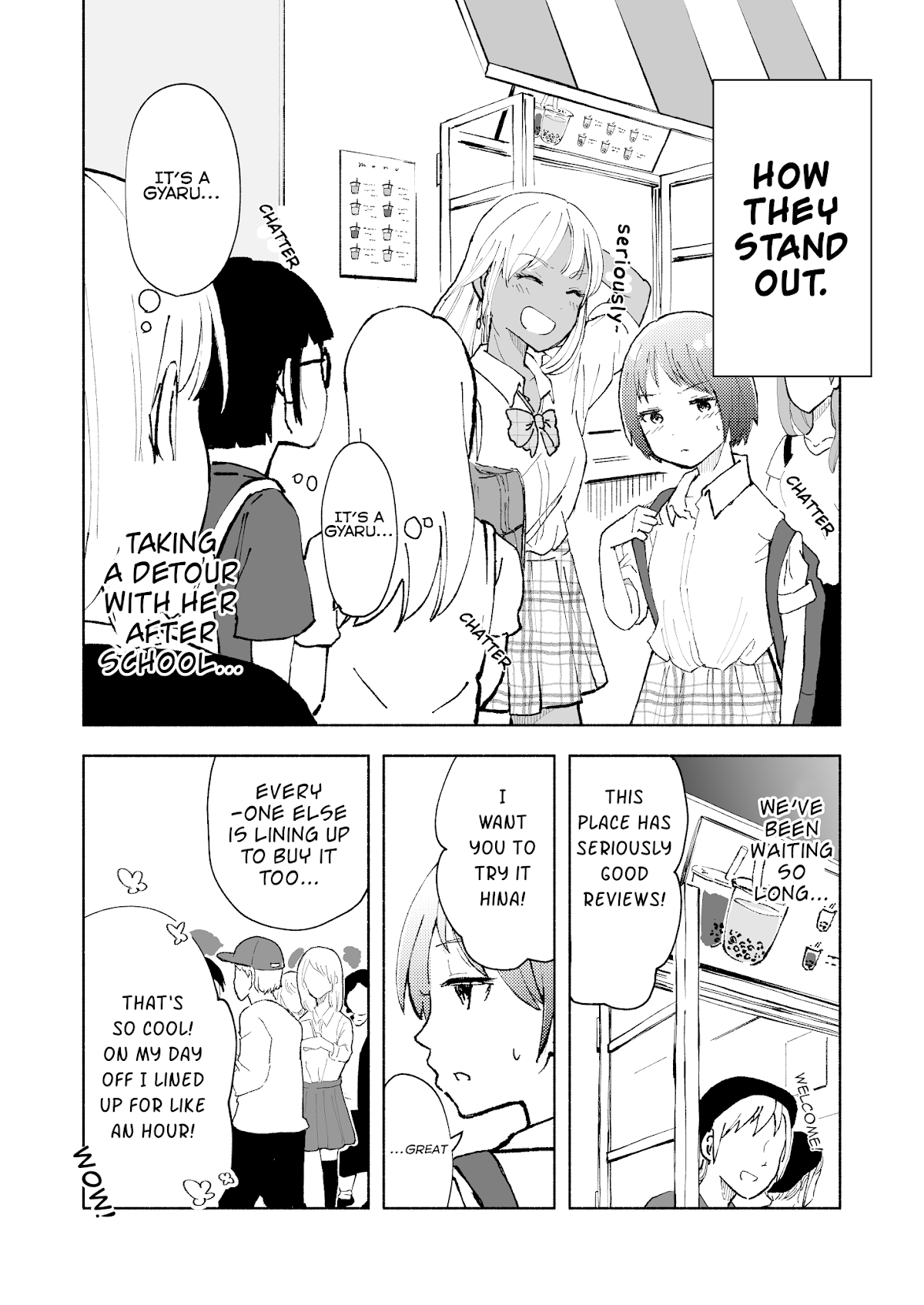 A Story About a Lone Girl Who’s Not Good with Gyarus Chapter 4 page 2 - Chapter 4