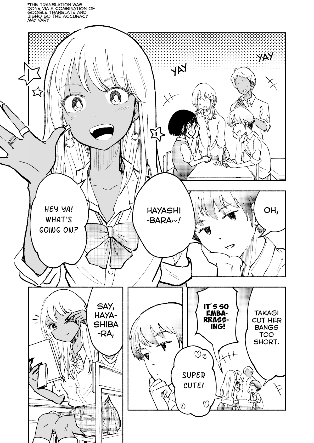 A Story About a Lone Girl Who’s Not Good with Gyarus Chapter 8 page 1 - Chapter 8