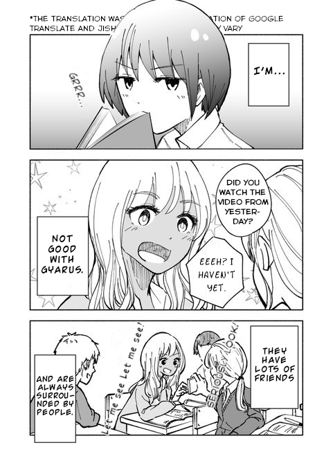 A Story About a Lone Girl Who’s Not Good with Gyarus Chapter 9 page 1 - Chapter 9