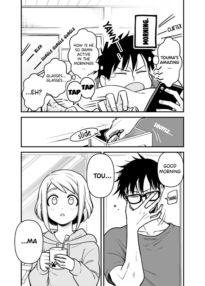 A Story About a Man and a Woman and When They Sleep Together, Money Appears Out of Nowhere - Extra Chapter 3 page 2 - Chapter 3: Glasses
