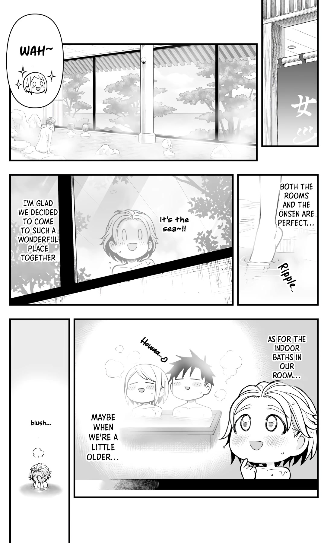 A Story About a Man and a Woman and When They Sleep Together, Money Appears Out of Nowhere - Extra Chapter 7 page 6 - Chapter 7: Hot spring tour