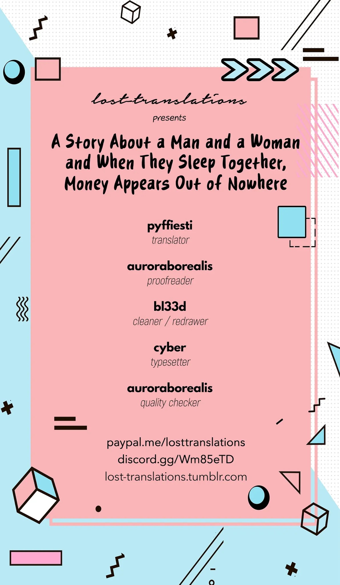 A Story About a Man and a Woman and When They Sleep Together, Money Appears Out of Nowhere Chapter 16 page 1 - Chapter 16
