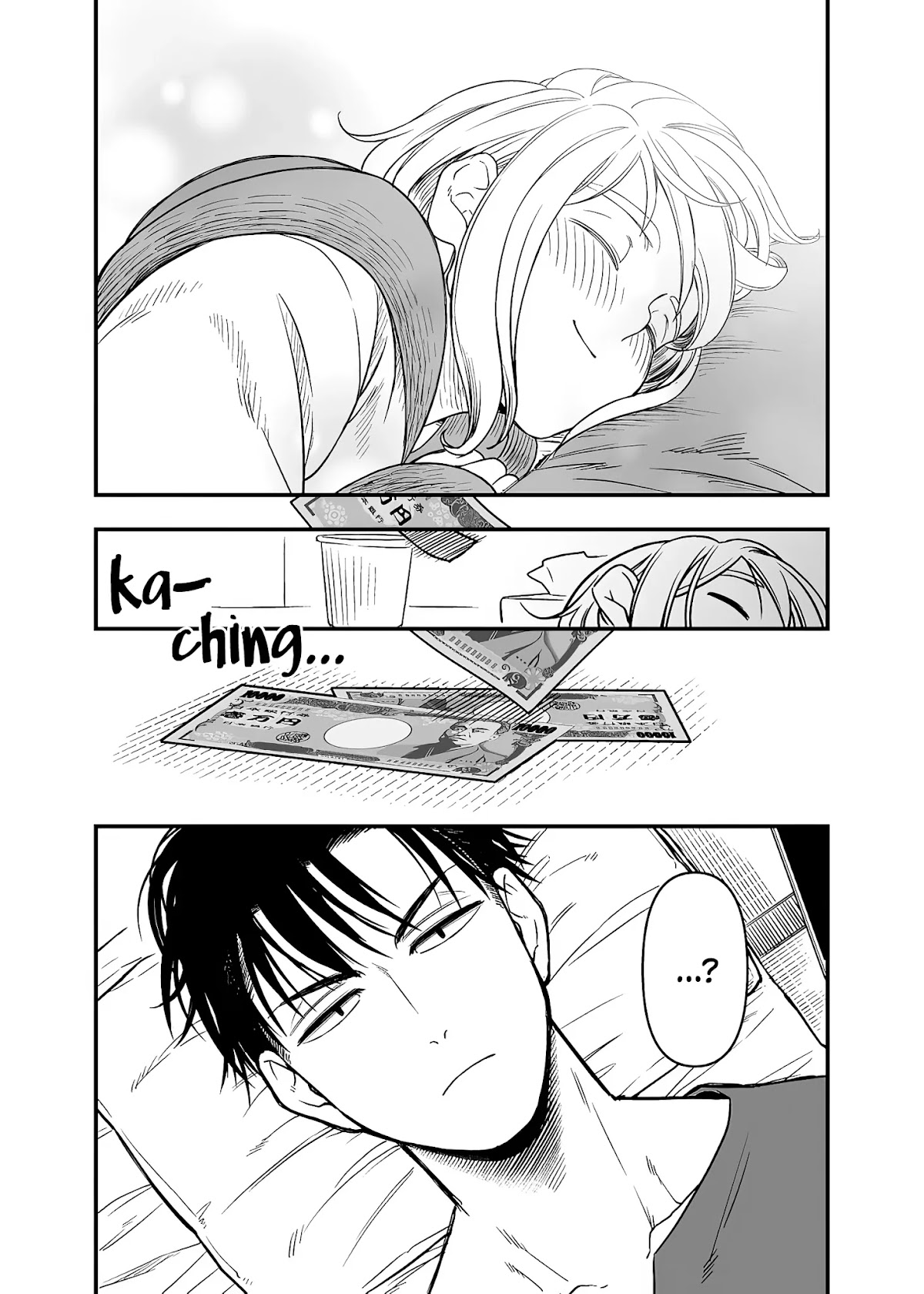 A Story About a Man and a Woman and When They Sleep Together, Money Appears Out of Nowhere Chapter 9.5 page 4 - Chapter 9.5