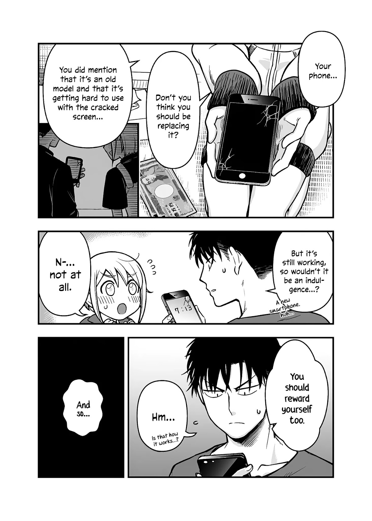 A Story About a Man and a Woman and When They Sleep Together, Money Appears Out of Nowhere Chapter 9.5 page 8 - Chapter 9.5