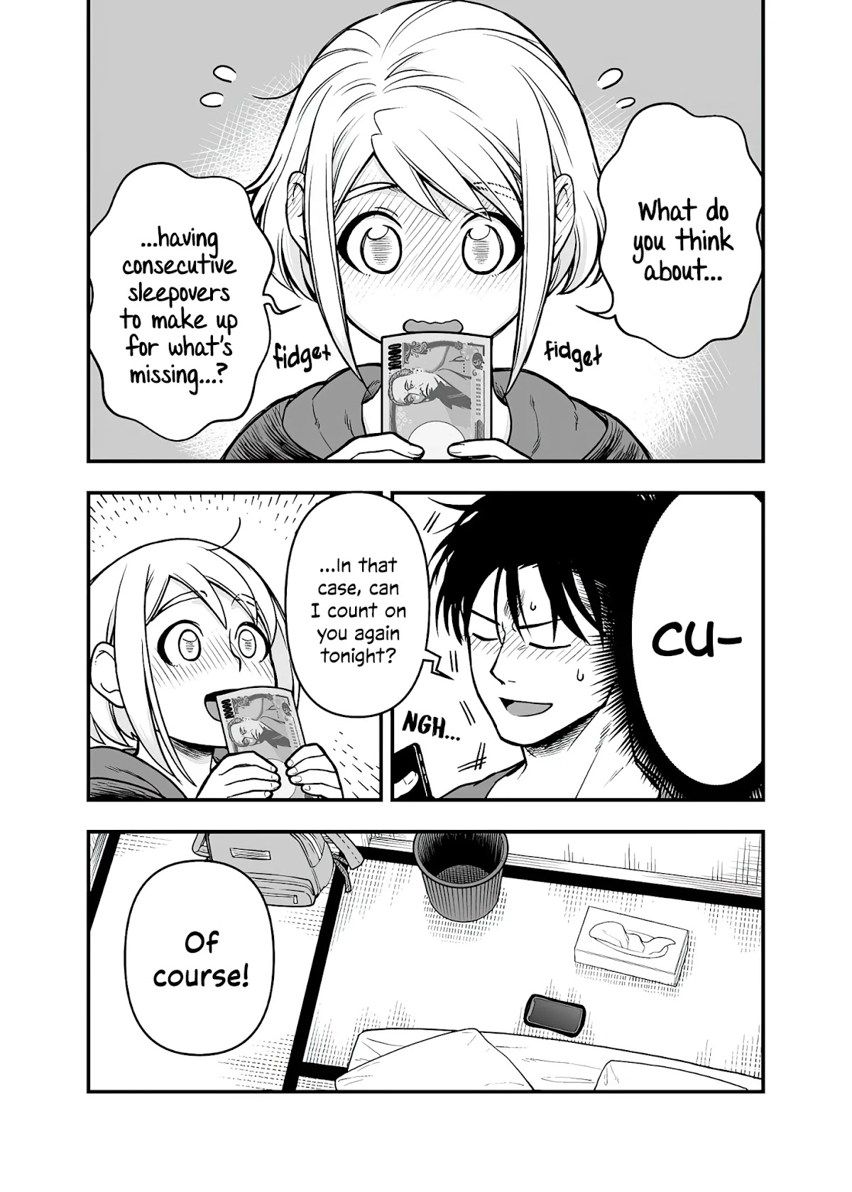 A Story About a Man and a Woman and When They Sleep Together, Money Appears Out of Nowhere Chapter 9.5 page 9 - Chapter 9.5