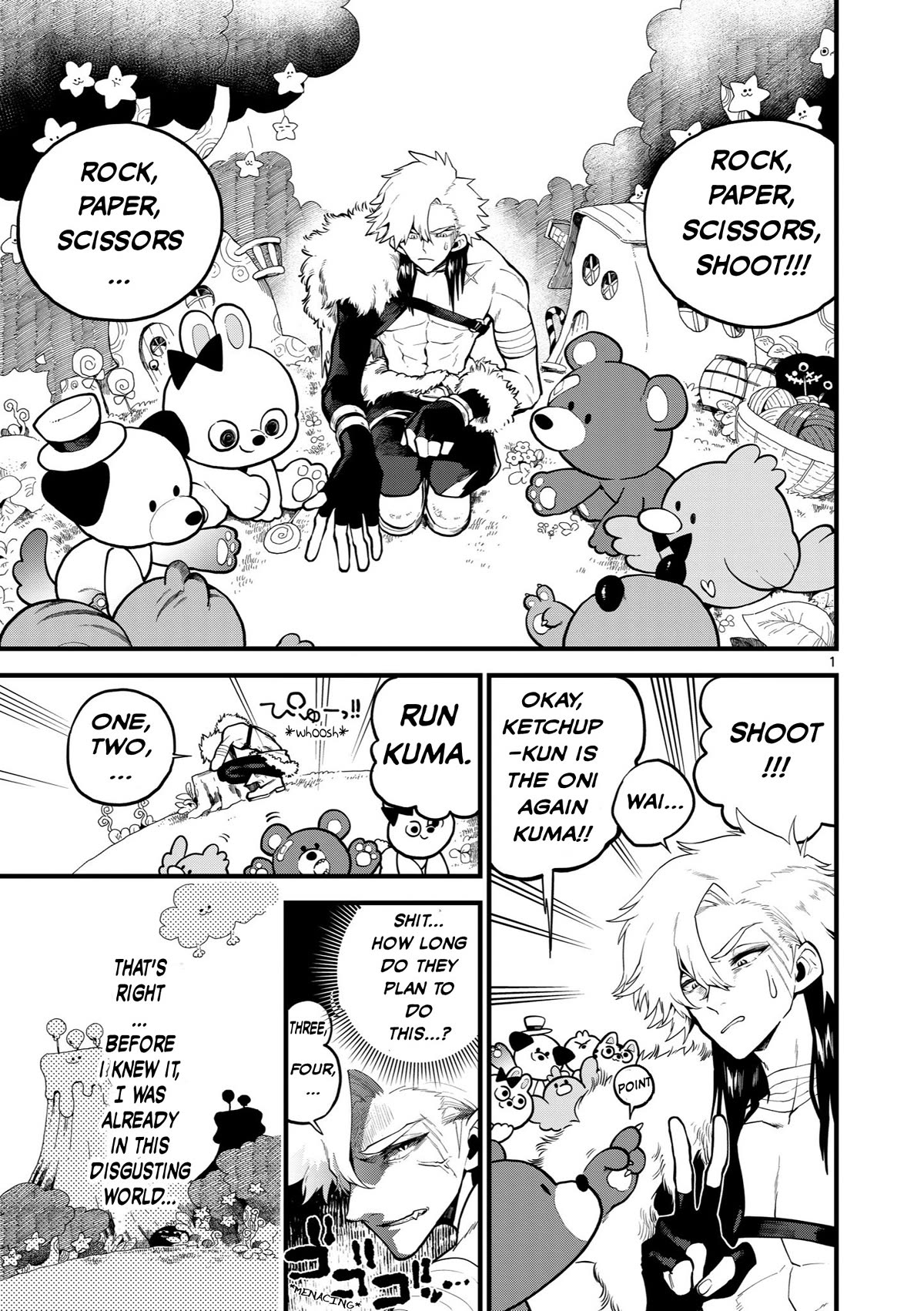 A story about a Murderous Human Entering the World of Cute Animals Chapter 2 page 1 - Chapter 2
