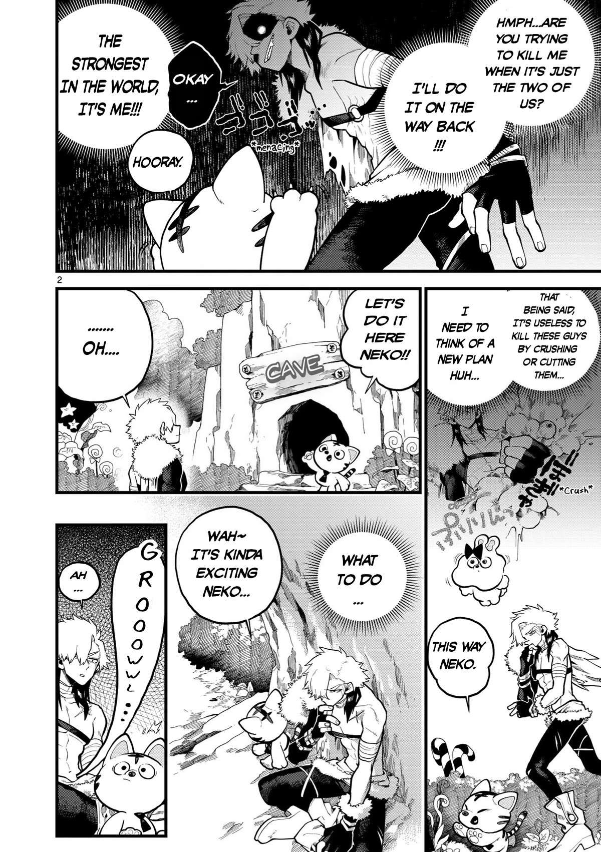 A story about a Murderous Human Entering the World of Cute Animals Chapter 3 page 2 - Chapter 3