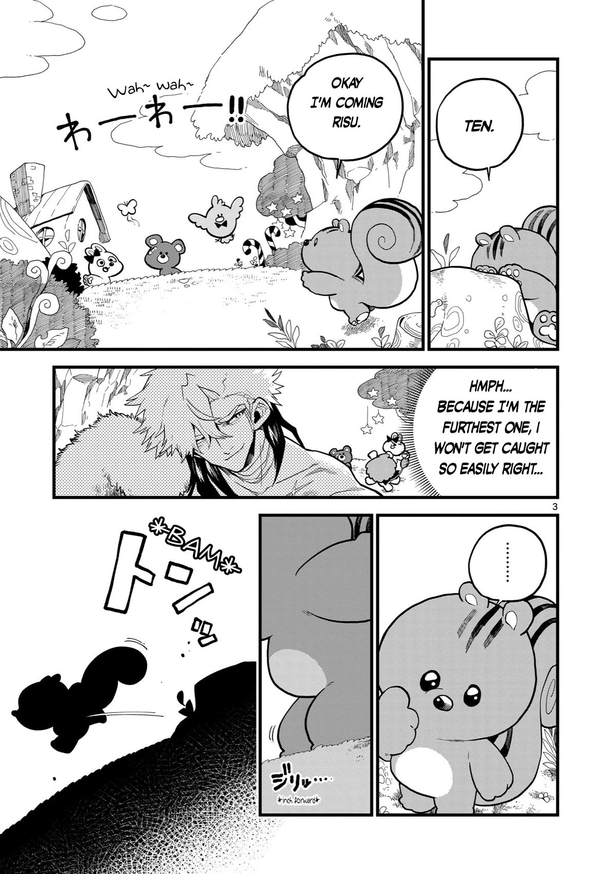 A story about a Murderous Human Entering the World of Cute Animals Chapter 5 page 3 - Chapter 5 [END]