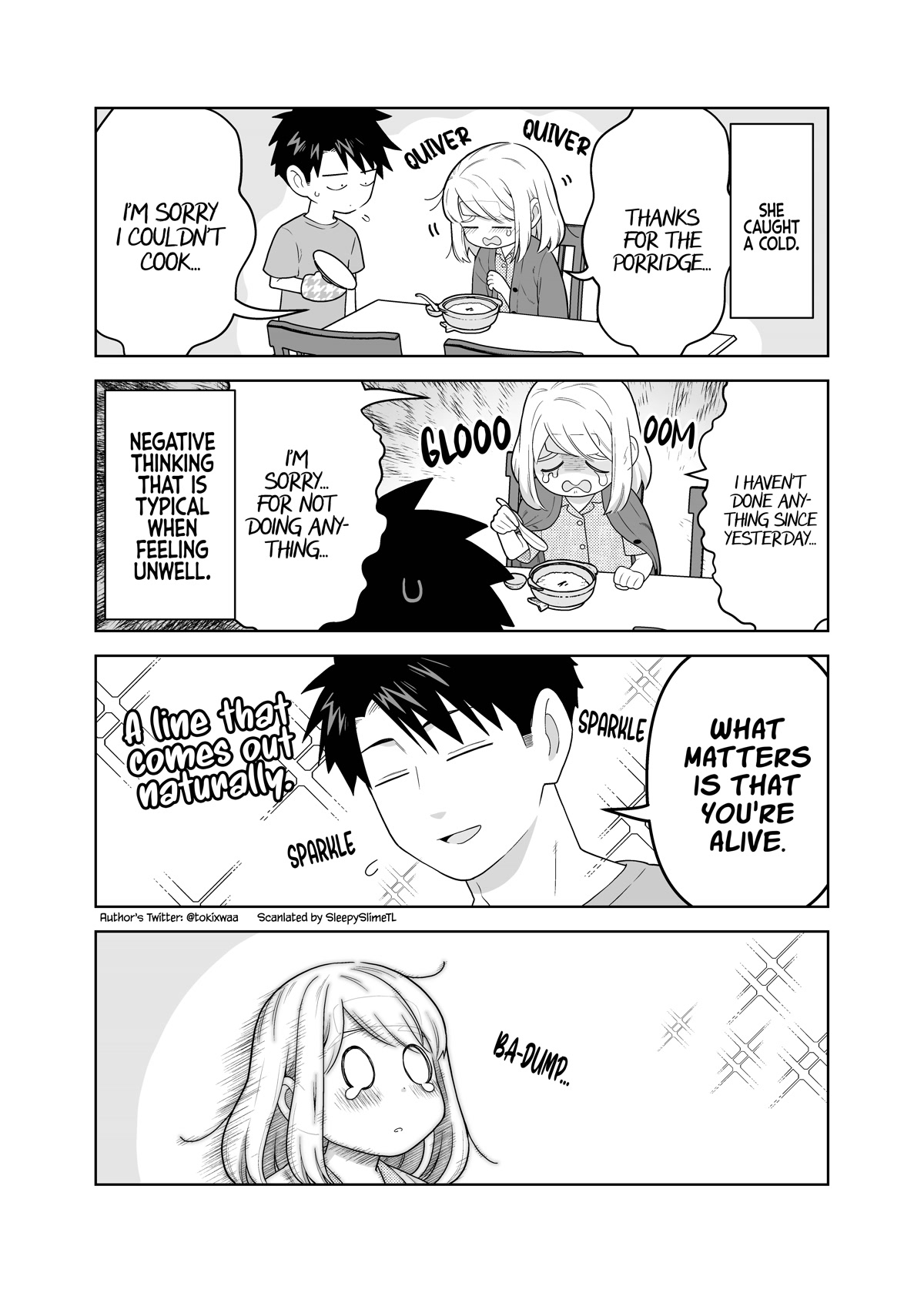A Story About a Very Ordinary Couple Chapter 12.5 page 1 - Chapter 12.5: The Husband Gives a Jolt to Her Feeble Heart
