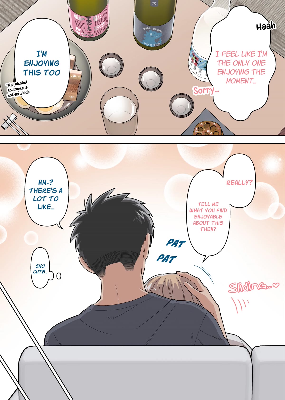 A Story About a Very Ordinary Couple Chapter 22.5 page 3 - Chapter 22.5: The couple's relationship is stronger after a cup of sake