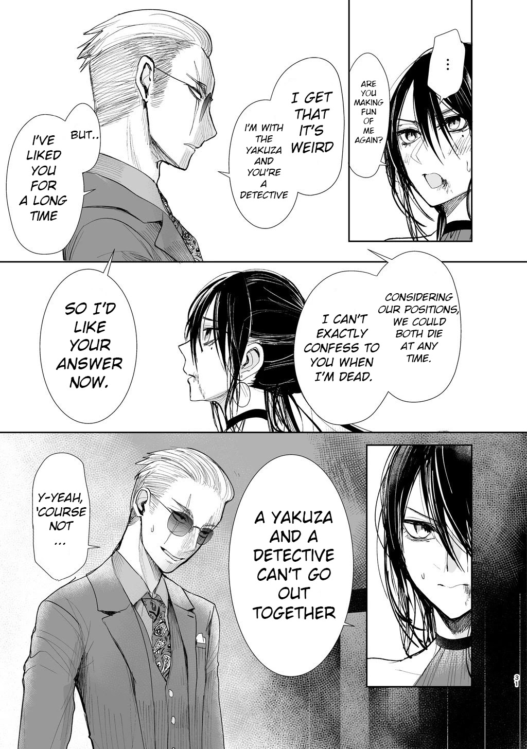 A Story About a Yakuza and a Bad Detective Chapter 5 page 7 - Chapter 5: The Tale Of Her Having Go Out With Me