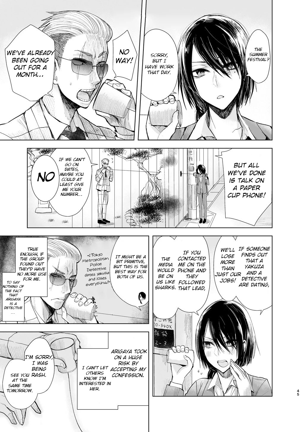 A Story About a Yakuza and a Bad Detective Chapter 6 page 1 - Chapter 6: The Tale Of A Revelation Being Made